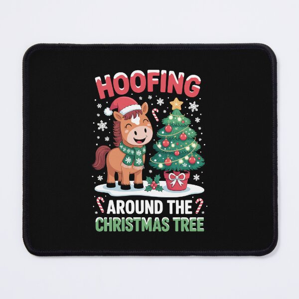 Item preview, HOOFING AROUND THE CHRISTMAS TREE designed and sold by jkrphoto.