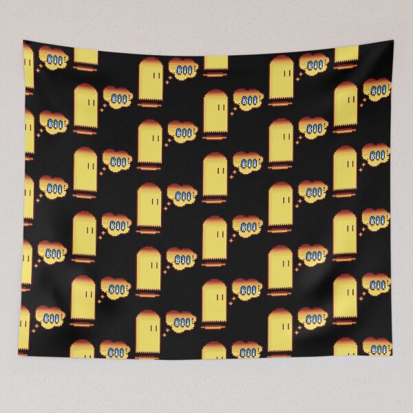 Item preview, Pixel Art Cute Yellow Ghost  designed and sold by RetroRlx.