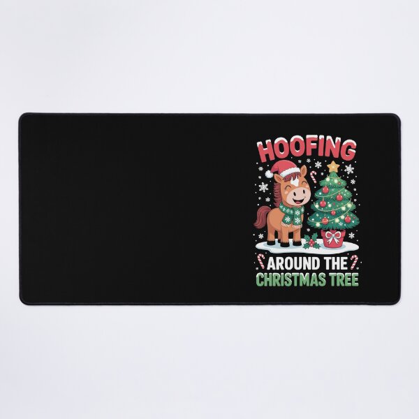 Item preview, HOOFING AROUND THE CHRISTMAS TREE designed and sold by jkrphoto.