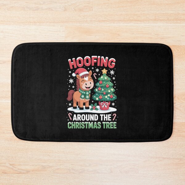 Item preview, HOOFING AROUND THE CHRISTMAS TREE designed and sold by jkrphoto.
