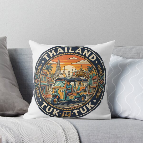 Item preview, Thailand Tuk Tuk Vintage Travel Badge designed and sold by naragon4289.