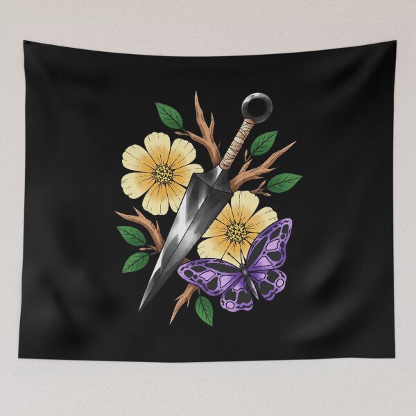 Item preview, Kunai Butterfly Tattoo designed and sold by Eiler101Susanw.