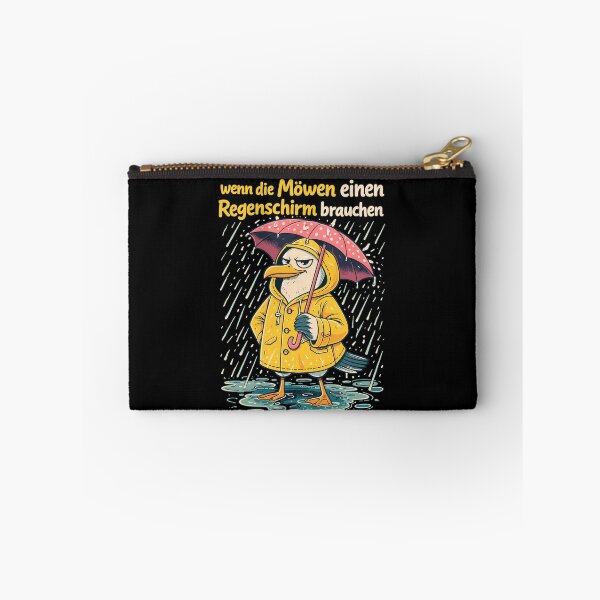 Item preview, Bad weather seagull in a Friesian raincoat | Funny design designed and sold by Pineapple-Tree.