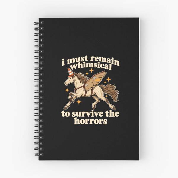 Item preview, Horse I Must Remain Whimsical To Survive The Horrors Shirt designed and sold by LASTIQUE-dd.