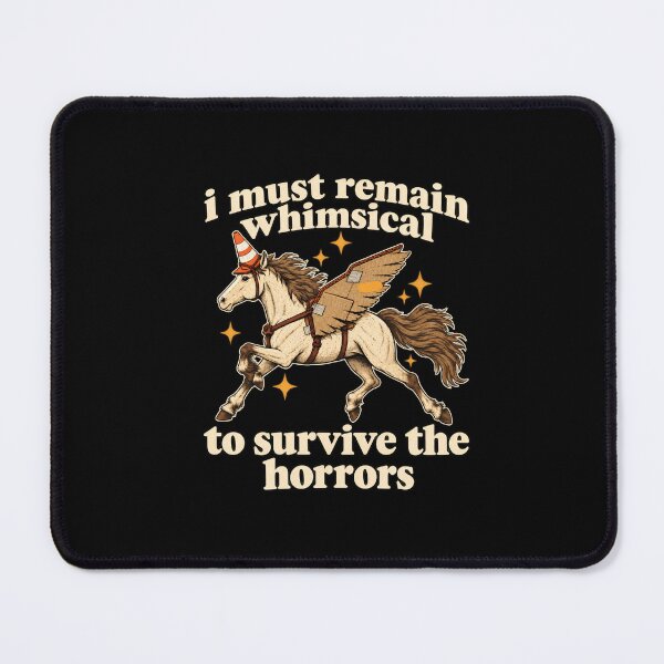 Item preview, Horse I Must Remain Whimsical To Survive The Horrors Shirt designed and sold by LASTIQUE-dd.