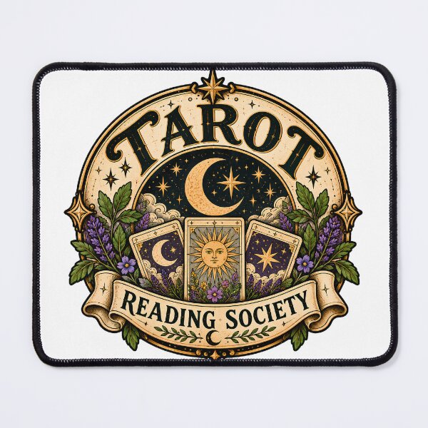 Item preview, Vintage Tarot Reading Society designed and sold by MysticCanvasAi.