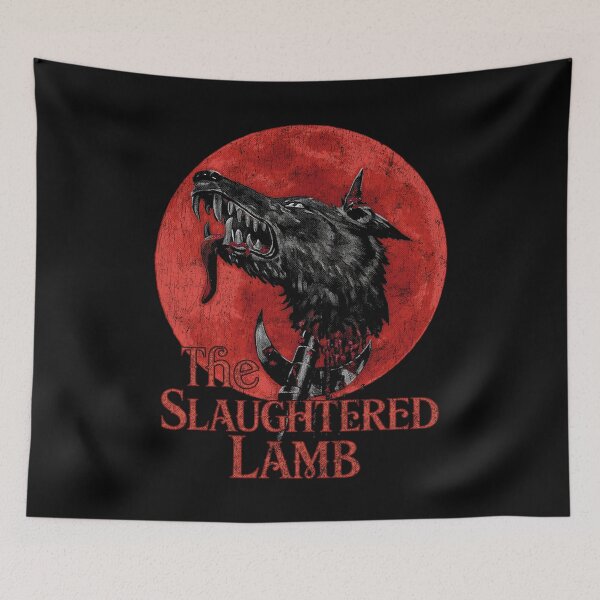 Item preview, The Slaughtered Lamb An American Werewolf in London Distressed designed and sold by Power Up Prints.