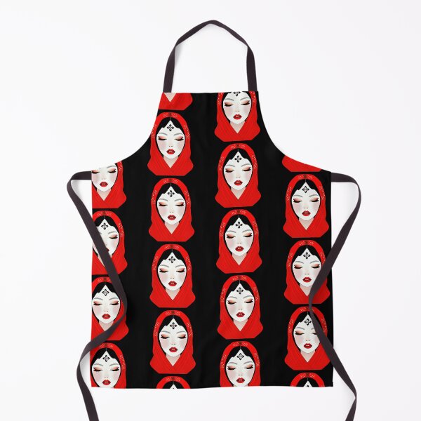 Item preview, Girl in Red Scarf  designed and sold by Sonia Jones Art.