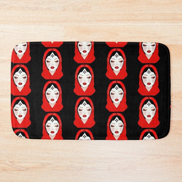 Item preview, Girl in Red Scarf  designed and sold by Sonia Jones Art.