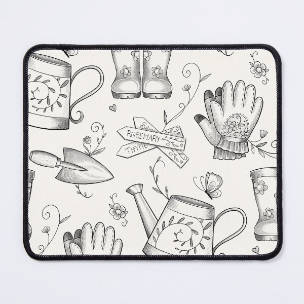 Item preview, Gardeners delight - vintage garden toile designed and sold by LittleSausage.