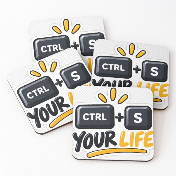 Item preview, Ctrl + S Your Life – Funny Coding Motivation designed and sold by Kushwaha18.