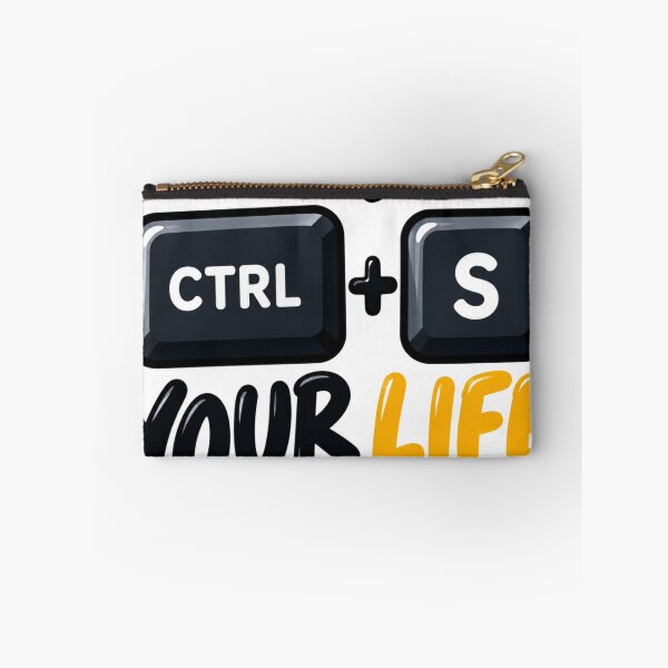 Item preview, Ctrl + S Your Life – Funny Coding Motivation designed and sold by Kushwaha18.