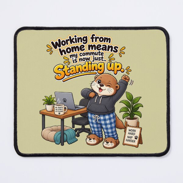 Item preview, Work from home designed and sold by Oddly-Us.