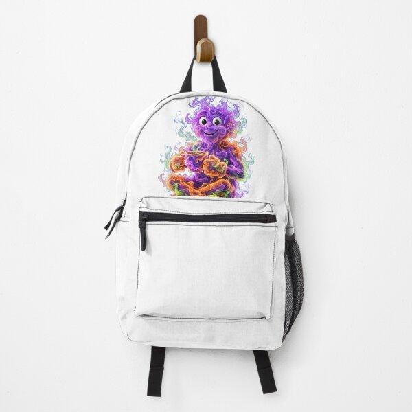 Item preview, Colorful Smoke Spirit Drinking Coffee Cute Cosmic Zen Art designed and sold by  One City Two Children Studio.