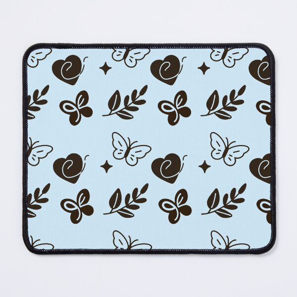 Item preview, Minimalist Butterfly Heart Seamless Pattern Design designed and sold by Porpor Artwork.