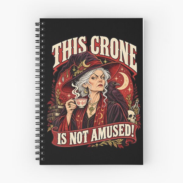 Item preview, This Crone Is Not Amused Funny Witch designed and sold by TadeoNivar.