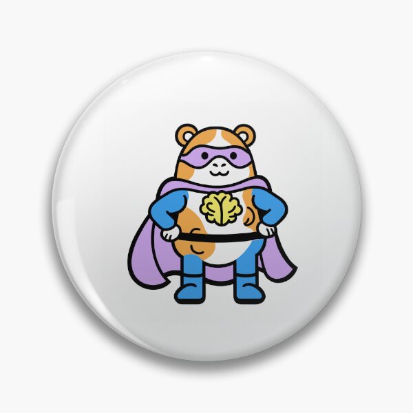 Item preview, Guinea Pig Superhero with Cape designed and sold by BysonDesigns.