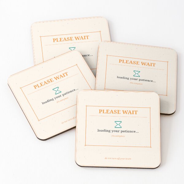 Item preview, Please Wait Loading Funny Retro Tech Sticker Color designed and sold by MojoHill.