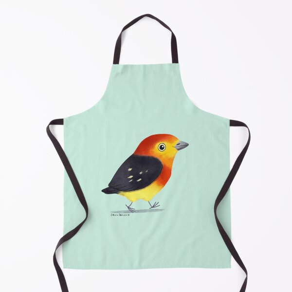 Item preview, Band Tailed Manakin Bird designed and sold by julianamotzko.