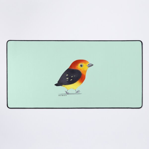 Item preview, Band Tailed Manakin Bird designed and sold by julianamotzko.