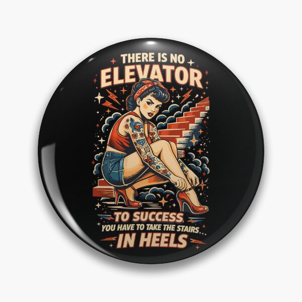 Item preview, Pin-Up Tattoo: No Elevator To Success designed and sold by Pineapple-Tree.