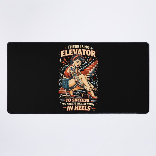 Item preview, Pin-Up Tattoo: No Elevator To Success designed and sold by Pineapple-Tree.