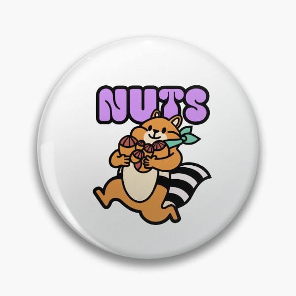 Item preview, Nuts - Chipmunk Hoarding Acorns designed and sold by BysonDesigns.