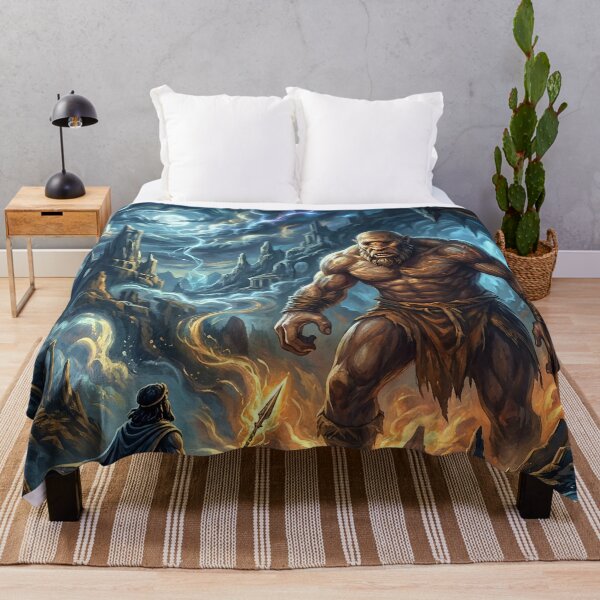 Item preview, Odysseus Facing the Mighty Cyclops Polyphemus designed and sold by Lucid Dream Pixel.