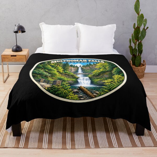 Item preview, Multnomah Falls Oregon Vintage Travel Badge Sticker Columbia River Gorge designed and sold by Swanny's Custom T-shirt and Gift Designs.