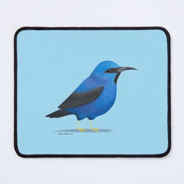 Item preview, Shining Honeycreeper Bird designed and sold by julianamotzko.