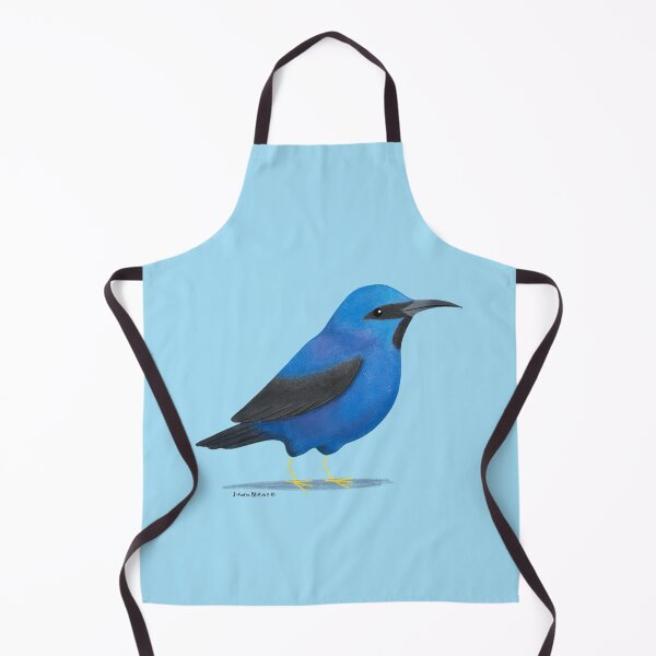 Item preview, Shining Honeycreeper Bird designed and sold by julianamotzko.