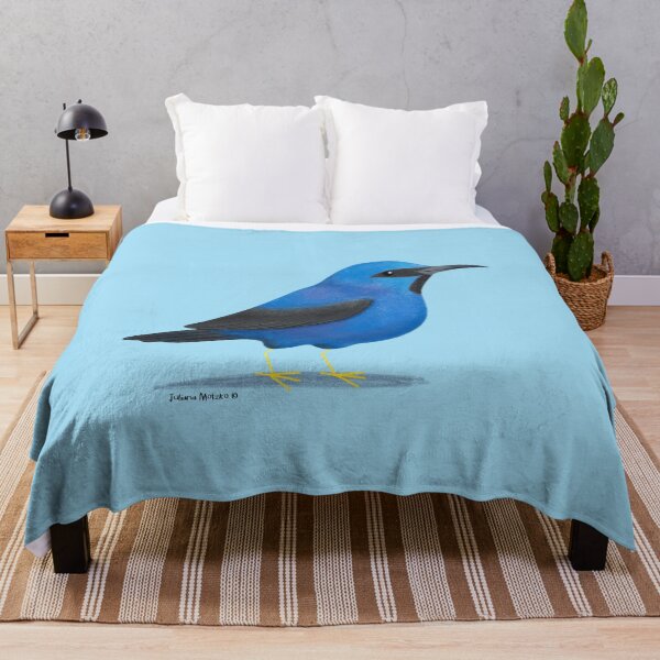 Item preview, Shining Honeycreeper Bird designed and sold by julianamotzko.