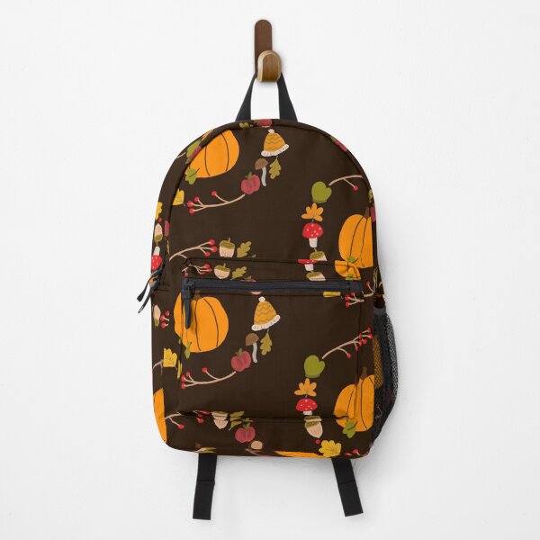 Item preview, Autumn Wreath with Pumpkin Acorn Mushroom Apple designed and sold by Designs by Sara Felton.