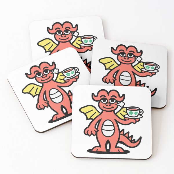 Item preview, Polite Dragon Having Tea designed and sold by BysonDesigns.