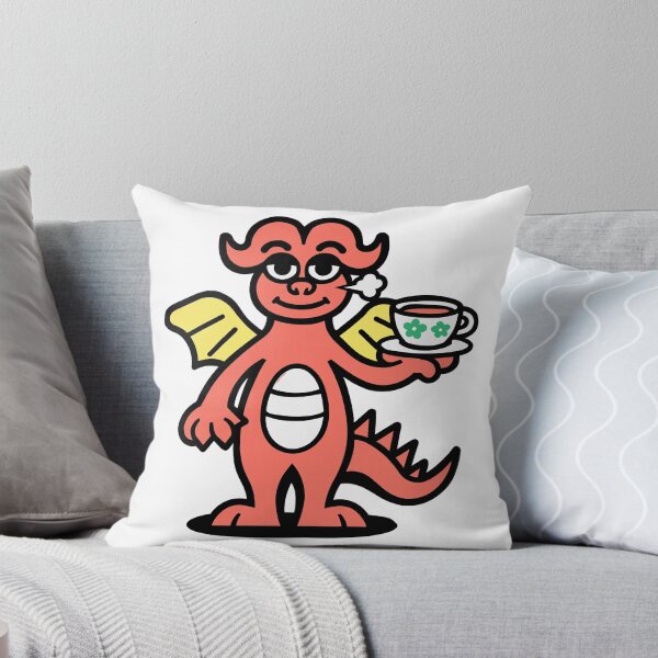 Item preview, Polite Dragon Having Tea designed and sold by BysonDesigns.