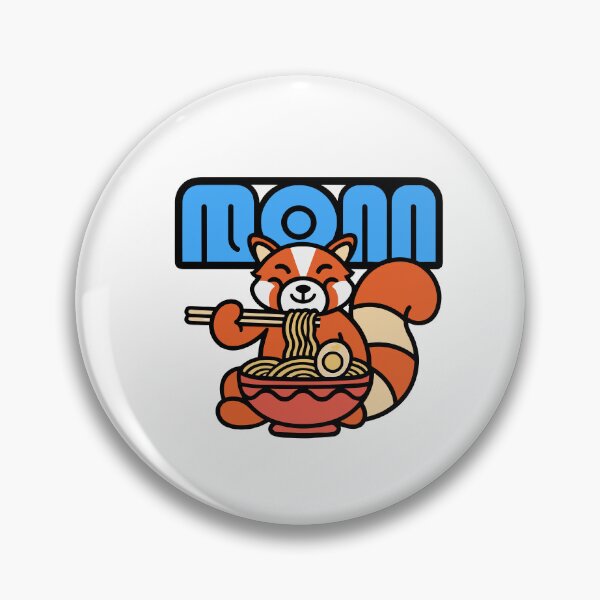 Item preview, Nom - Red Panda Eating Ramen designed and sold by BysonDesigns.