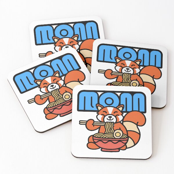 Item preview, Nom - Red Panda Eating Ramen designed and sold by BysonDesigns.