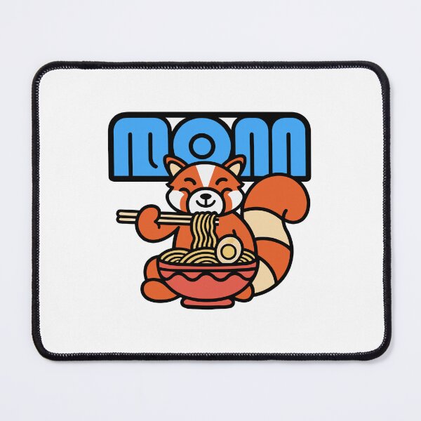 Item preview, Nom - Red Panda Eating Ramen designed and sold by BysonDesigns.