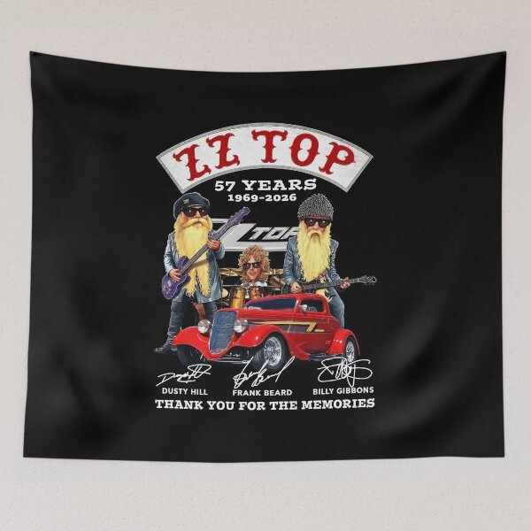 Item preview, ZZ Top 57 Years 1969–2026 Tribute designed and sold by ariannagarci.