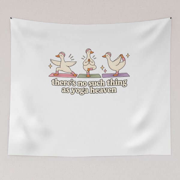 Item preview, There’s No Such Thing As Yoga Heaven Funny Goose Shirt designed and sold by LASTIQUE-dd.