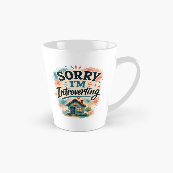 Item preview, Sorry I'm Introverting Funny Introvert Humor Quote Design designed and sold by MarselArt.