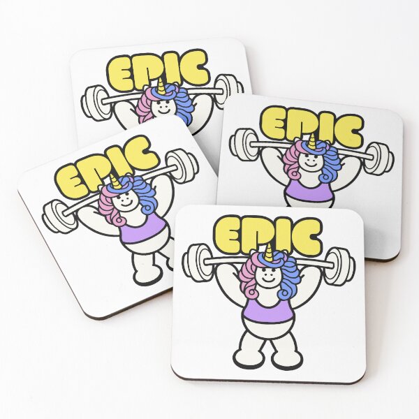 Item preview, Epic - Unicorn Lifting Weights designed and sold by BysonDesigns.