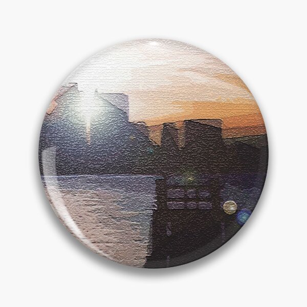 Item preview, Boston Skyline Harbor at Sunset — Art by Karl J. Struss designed and sold by kstruss01.