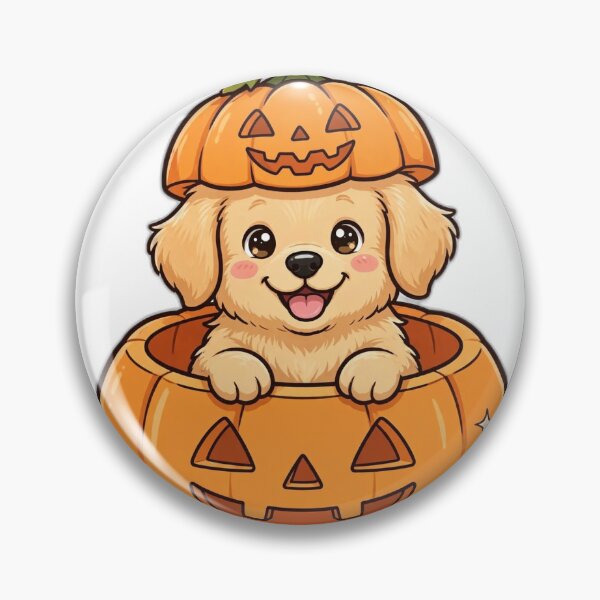 Item preview, Golden Retriever Pumpkin Funny Fall Halloween Dog designed and sold by Bark & Banter.