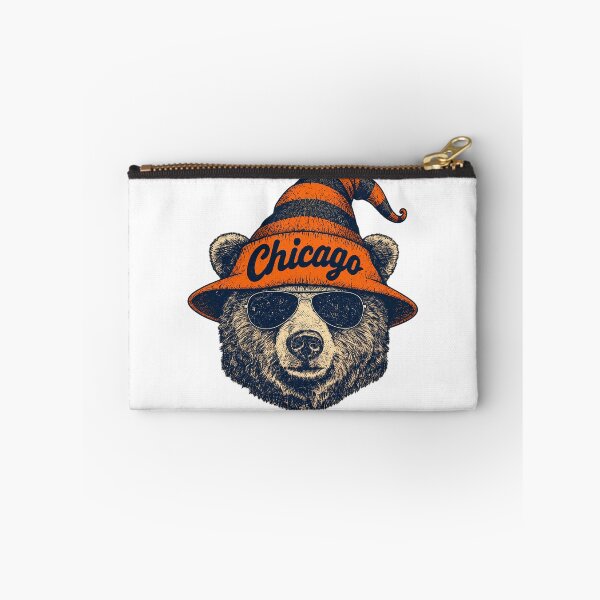 Item preview, Cool Chicago Bear Sunglasses Striped Hat Vintage Graphic designed and sold by PunPals-Art.
