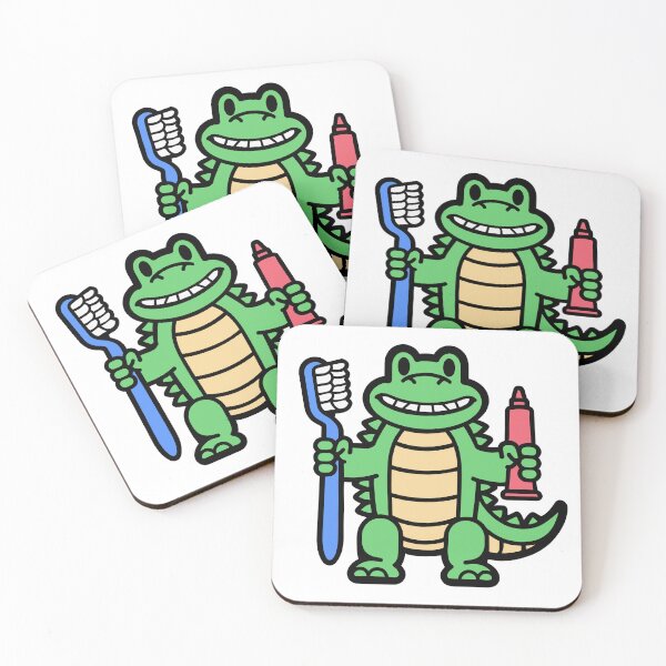 Item preview, Alligator with a Giant Toothbrush designed and sold by BysonDesigns.