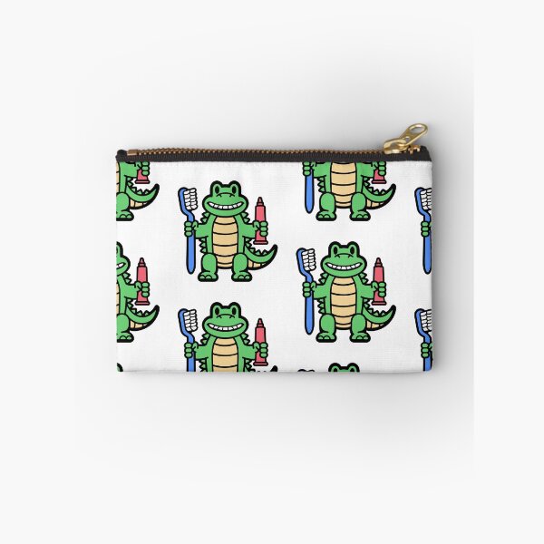 Artikelvorschau, Alligator mit einer riesigen Zahnbürste entworfen und verkauft von BysonDesigns.