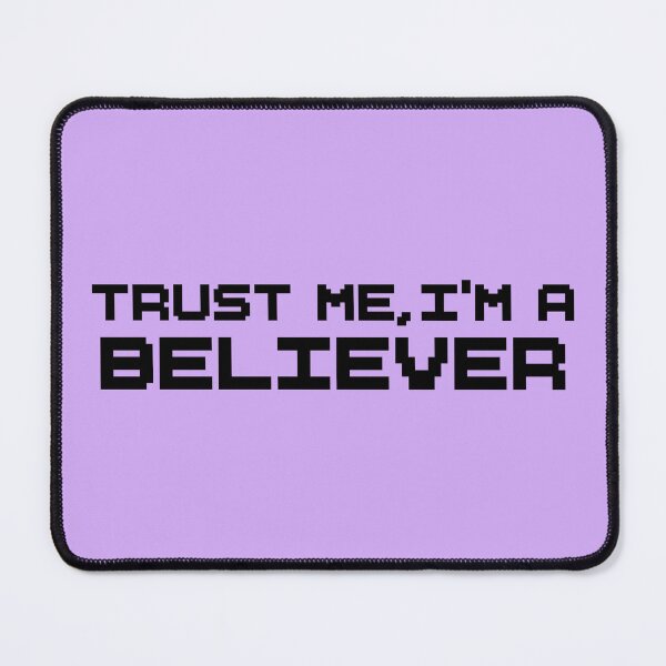 Item preview, Trust Me I’m a Believer – Bold Typography Sticker designed and sold by tviyluv.