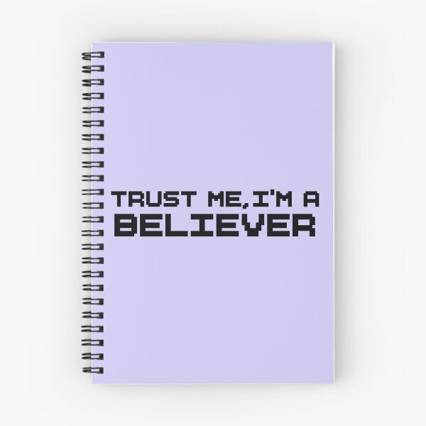 Item preview, Trust Me I’m a Believer – Bold Typography Sticker designed and sold by tviyluv.