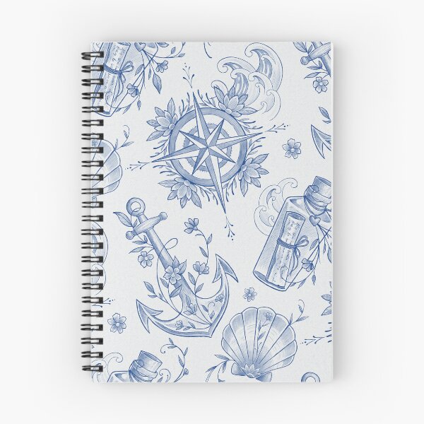 Item preview, Vintage nautical toile designed and sold by LittleSausage.